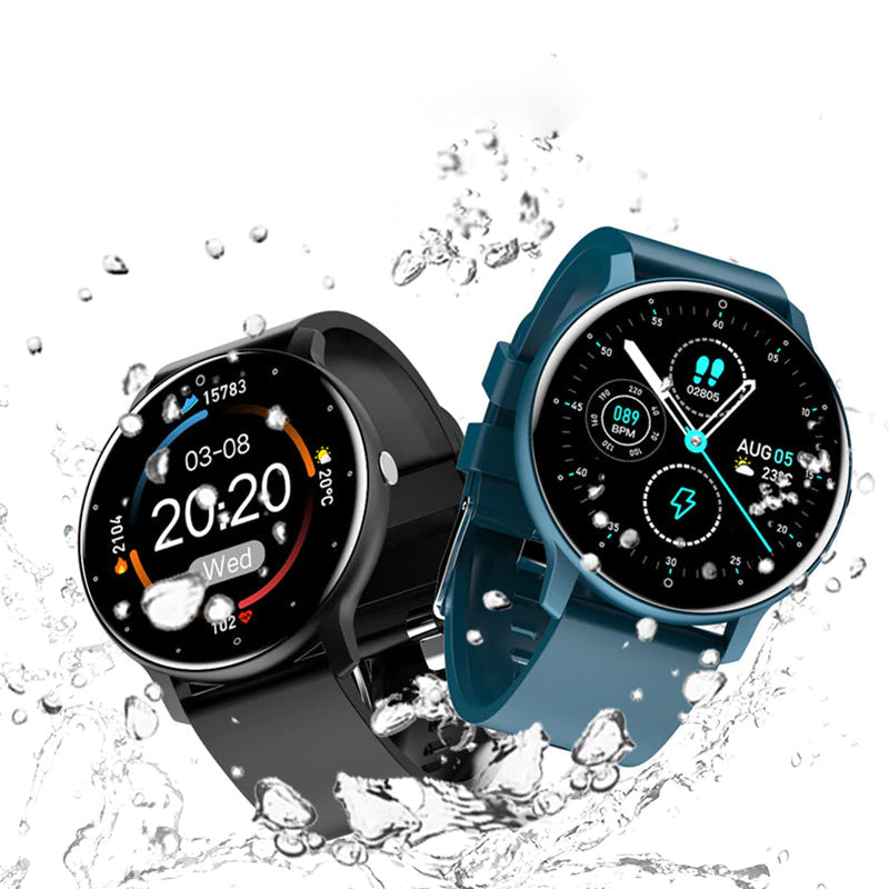Reloj inteligente versátil para hombre y mujer: resistente al agua y funcional
