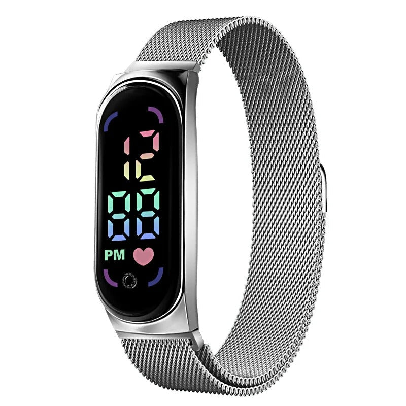 Reloj LED magnético para mujer