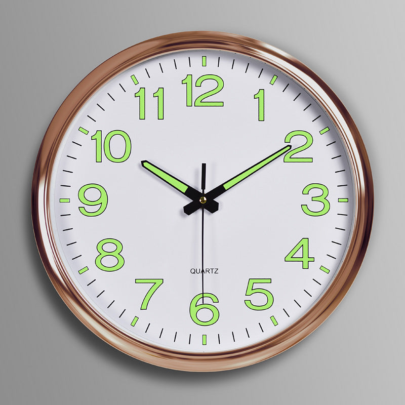 Reloj Luminoso Grande Elegante – Elemento de Diseño con Efecto Neutro de Brillantez para Interiores Modernos y Acogedores