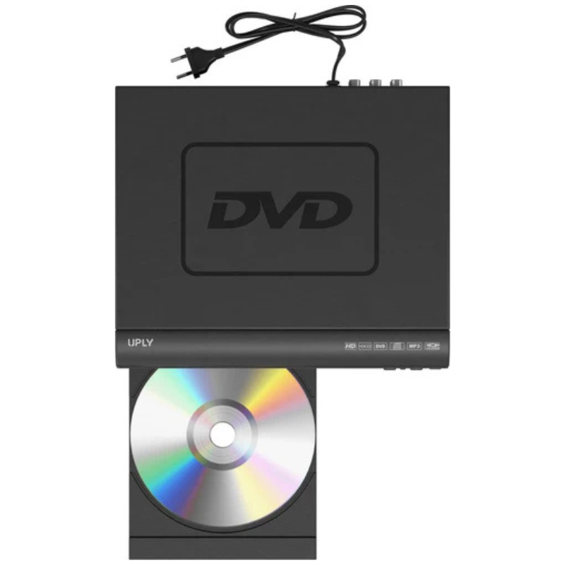 Reproductor de DVD compacto con salida HDMI y reproducción multirregión (Region-Free)