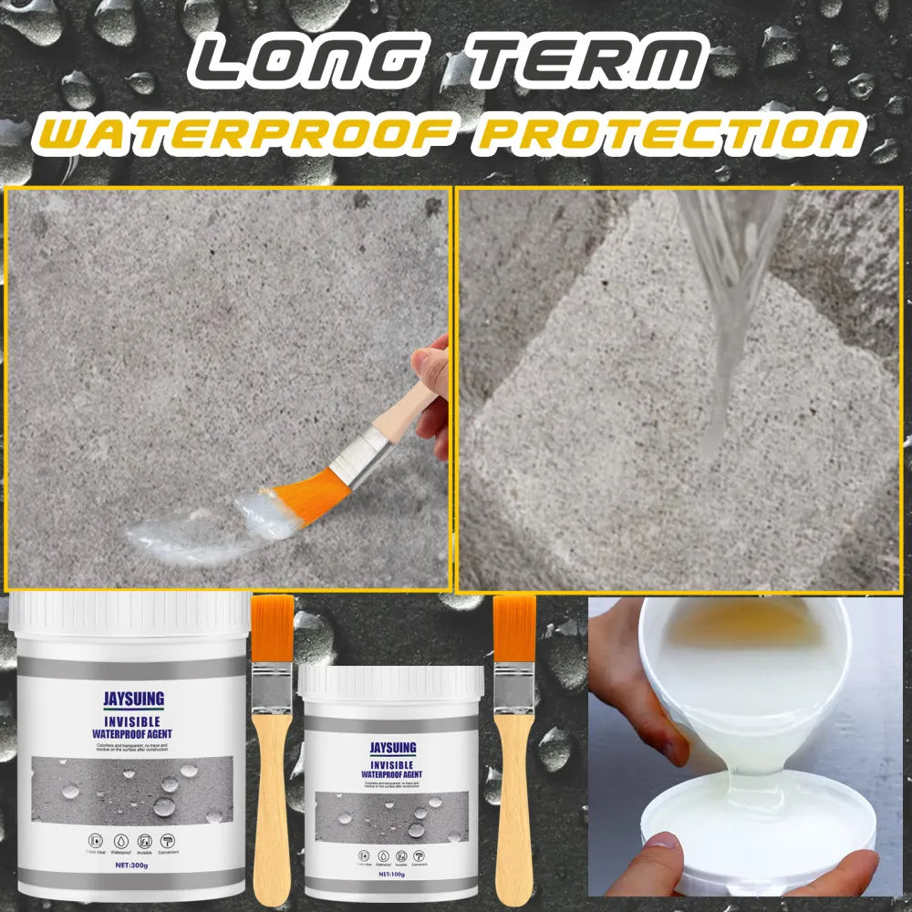 Revestimiento transparente e impermeable antifugas