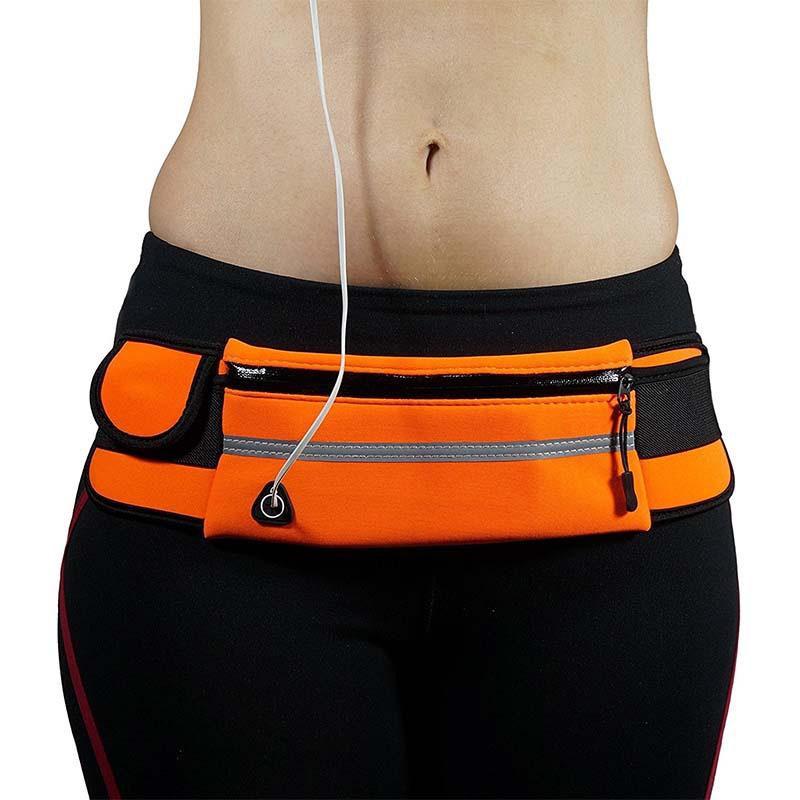Riñonera de fitness ligera e impermeable unisex