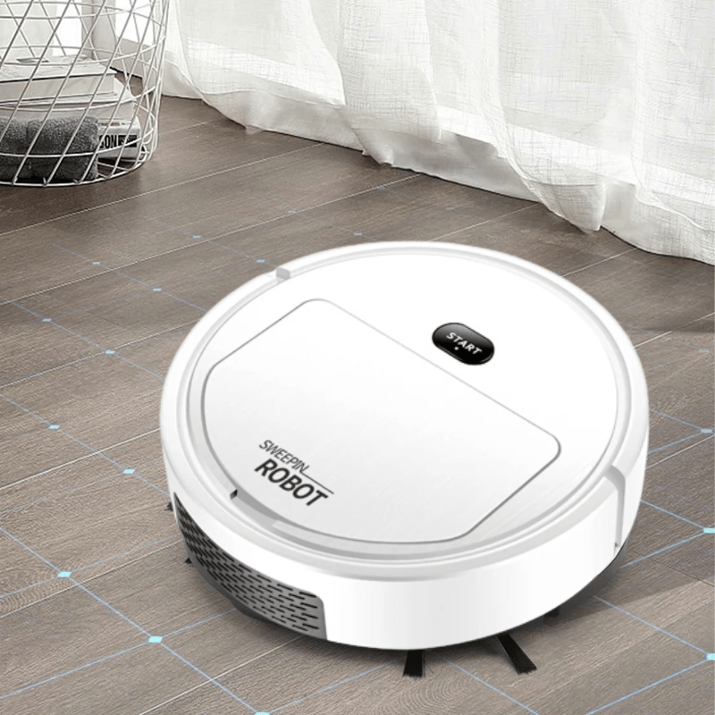 Robot aspirador inteligente con limpieza ultrasilenciosa y filtración HEPA