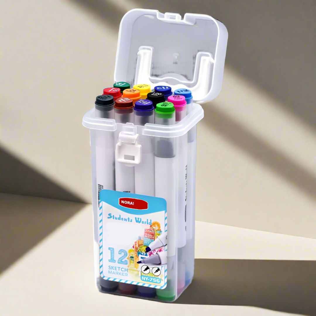 Rotuladores artísticos lavables de doble punta para niños y adultos