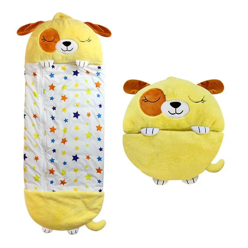 Saco de dormir infantil y peluche 2 en 1