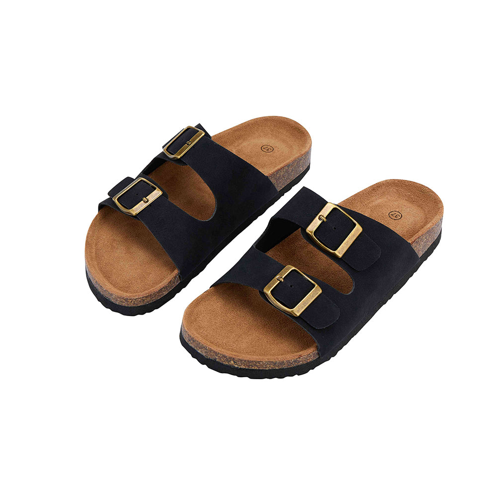 Sandalias clásicas con tiras - Negro, marrón o beige