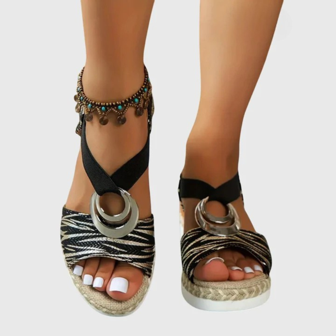 Sandalias ortopédicas con puntera abierta para mujer