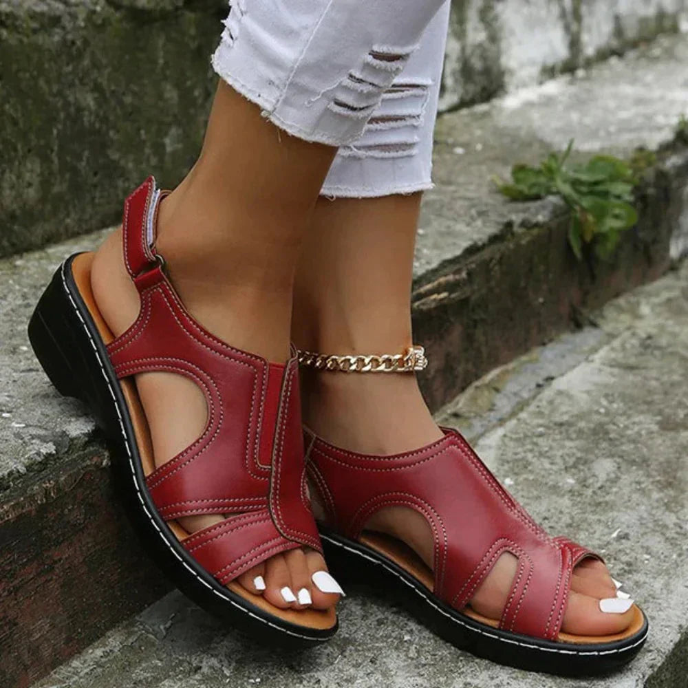Sandalias ortopédicas de cuña
