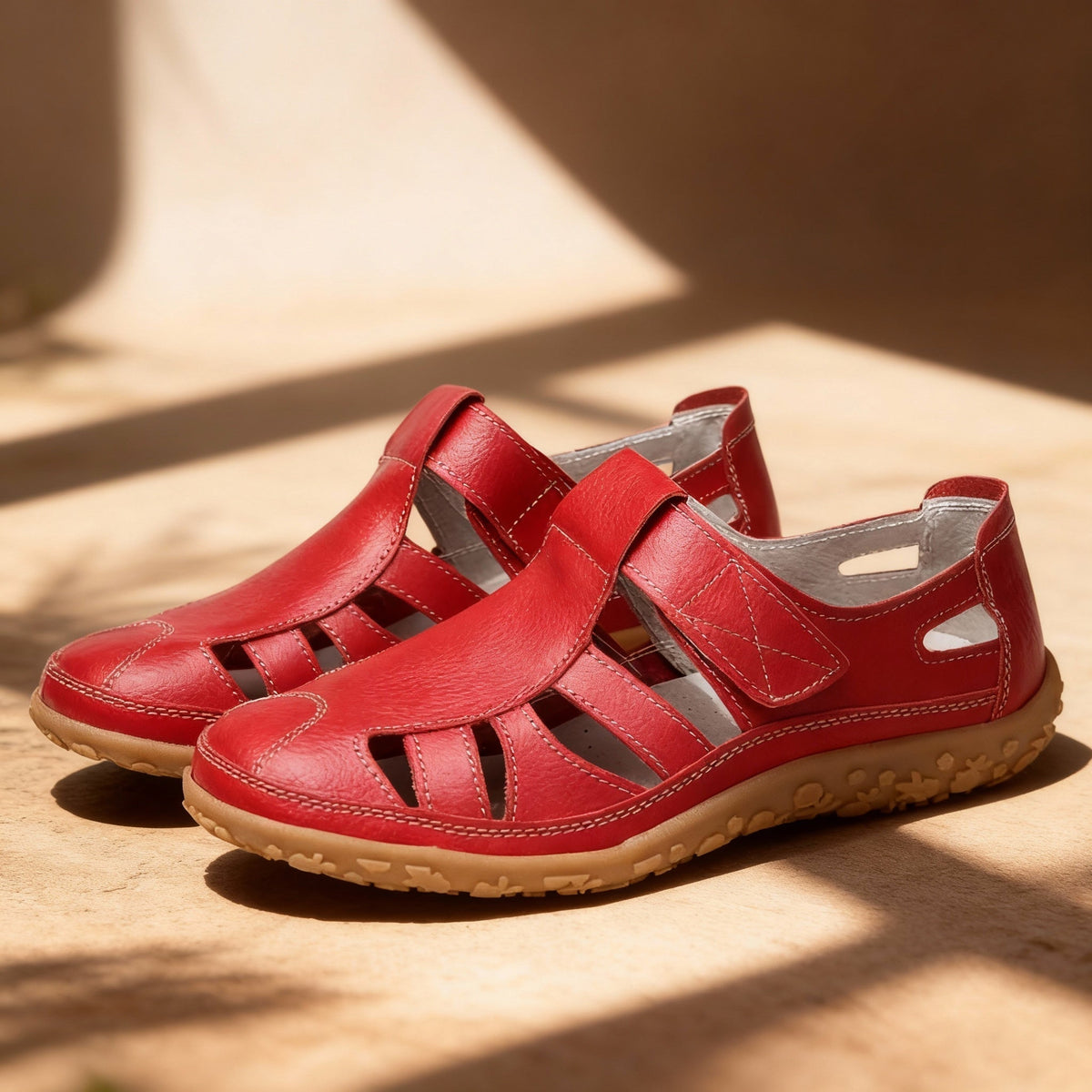 Sandalias ortopédicas estilo retro | Antideslizantes