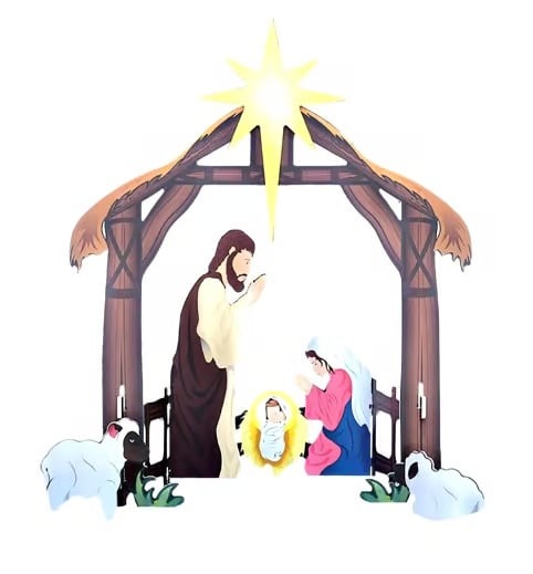 Set de belén navideño