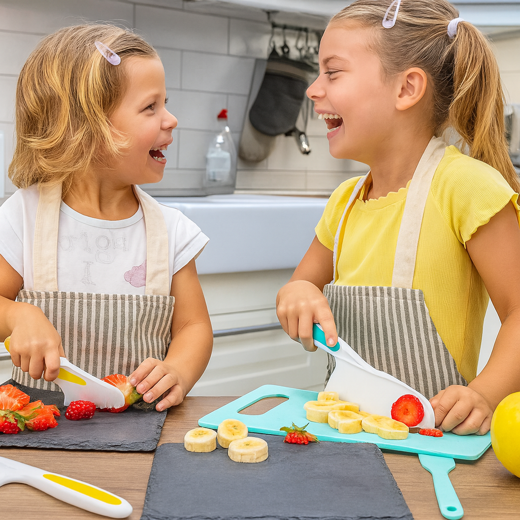 Set de cocina infantil – Utensilios reales para pequeños cocineros