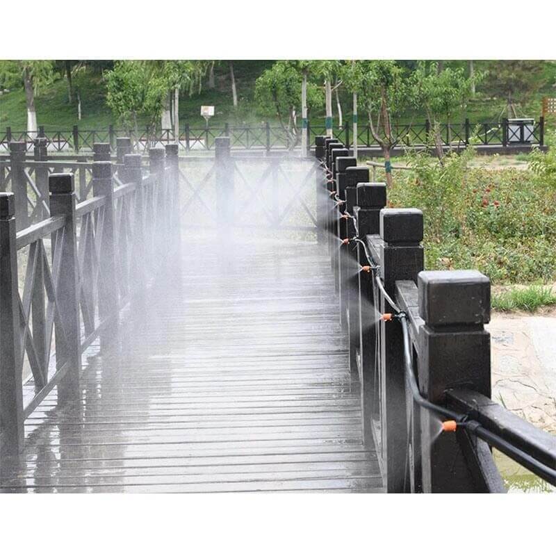 Set de nebulizadores profesionales | Sistema de riego para ahorro de agua y tiempo | Cabezales pulverizadores ajustables | Apto para jardines y patios | Fácil instalación