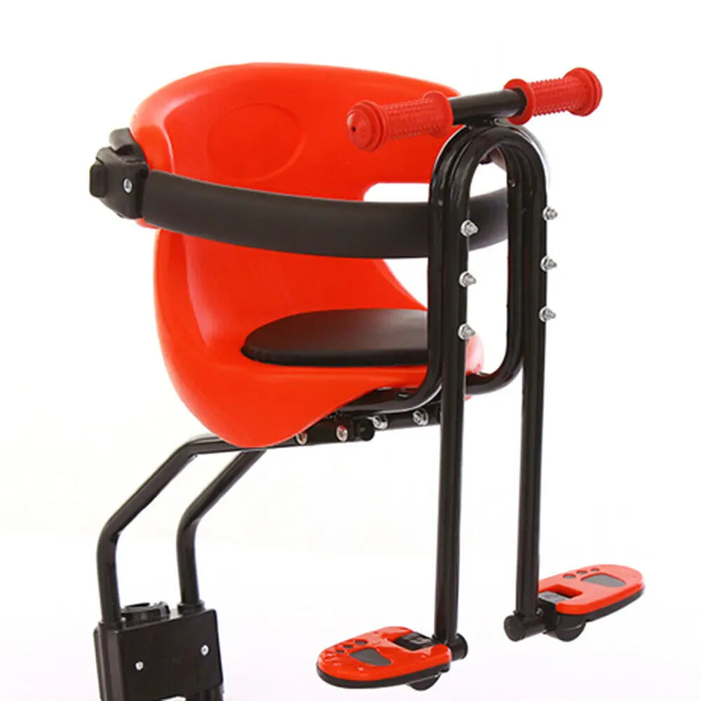 Silla de bicicleta delantera infantil para bicicletas de montaña - De 8 meses a 4 años