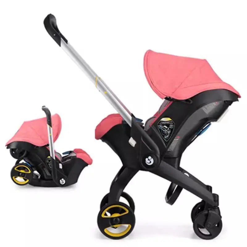 Sistema de viaje 4 en 1 con cochecito y silla de coche para bebé