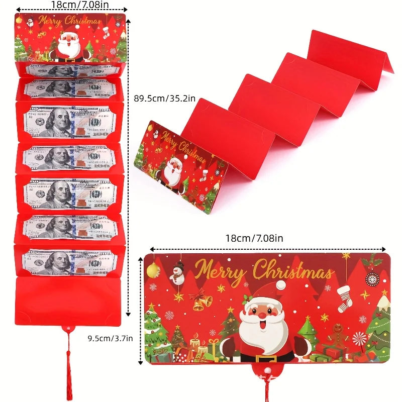 Sobre navideño para regalar dinero