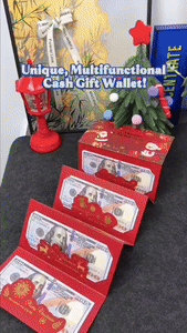 Sobre navideño para regalar dinero