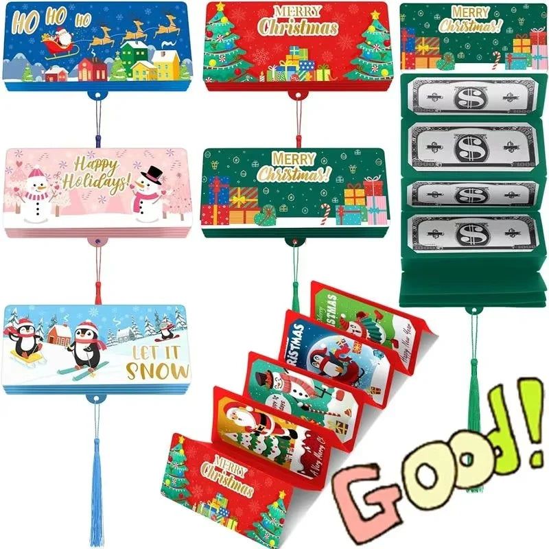 Sobre navideño para regalar dinero