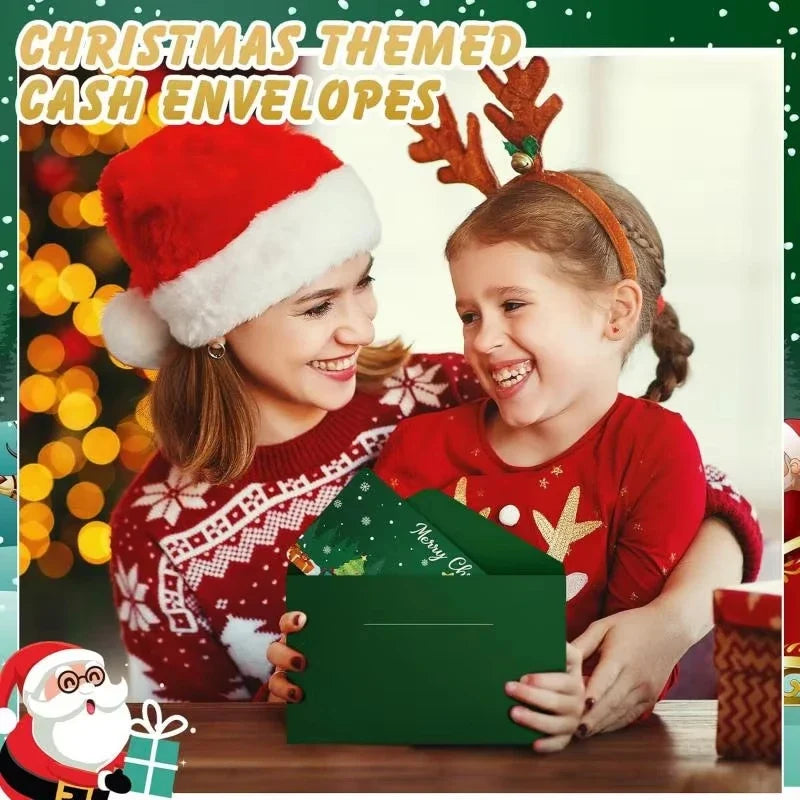 Sobre navideño para regalar dinero