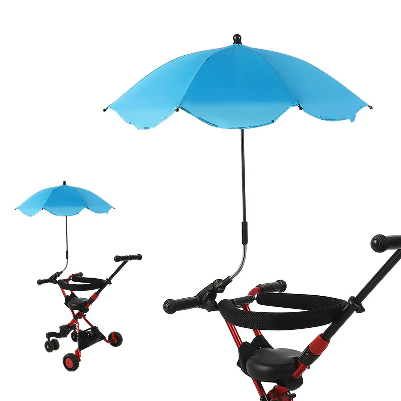Sombrilla ajustable para cochecito de bebé con protección UV - parasol para carrito
