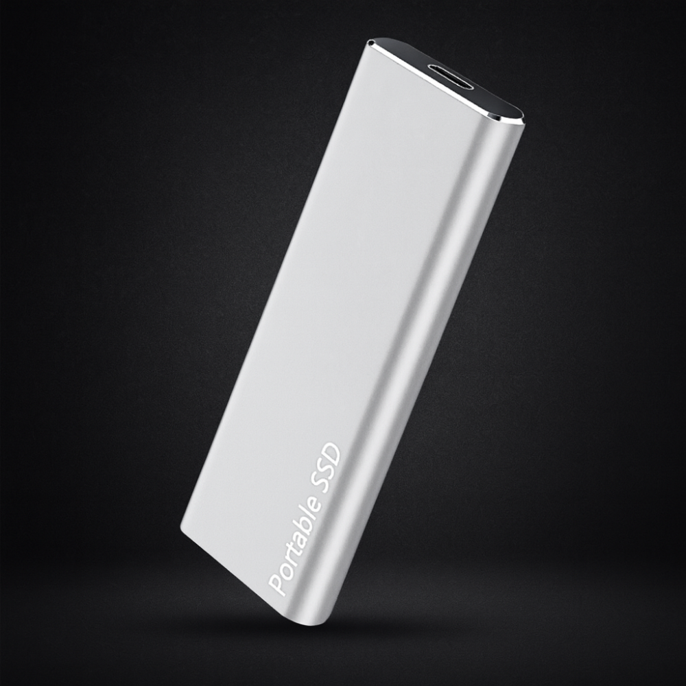 SSD externa portátil de aluminio: transferencias rápidas, diseño ligero y USB-C