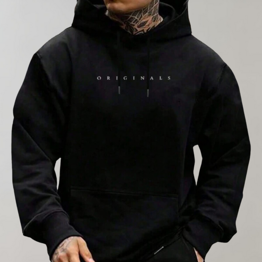 Sudadera con capucha para hombre en tejido suave y estilo casual