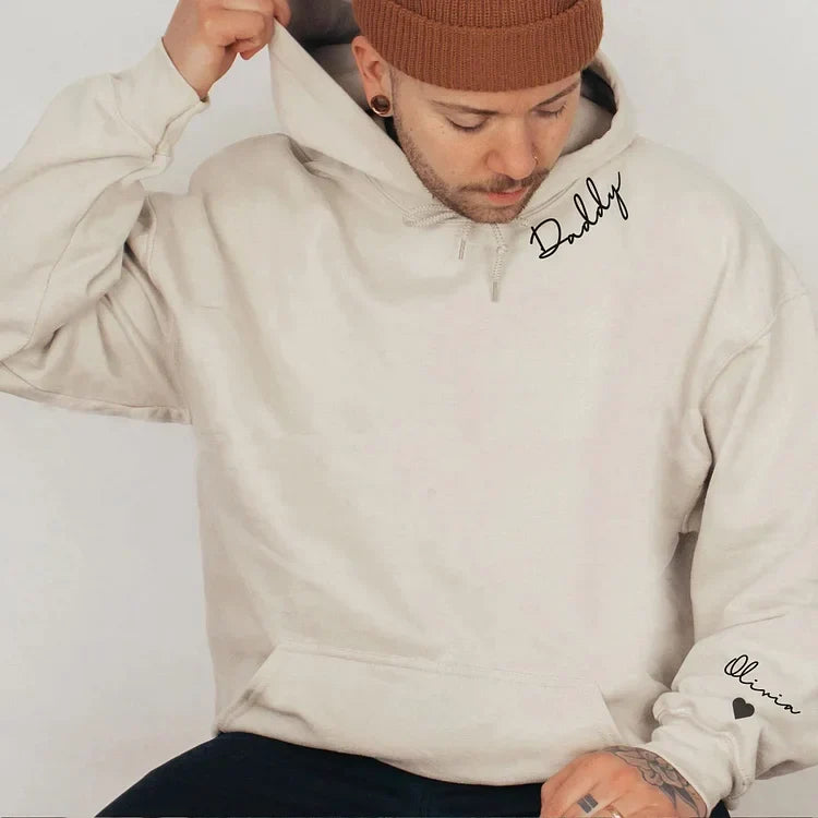 Sudadera con Capucha | Personalizable con Nombres en la Manga
