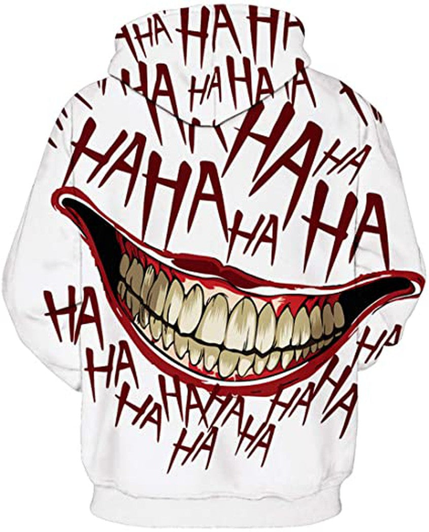 Sudadera con capucha y estampado 3D realista y elegante