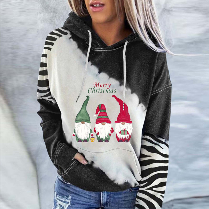 Sudadera con estampado navideño