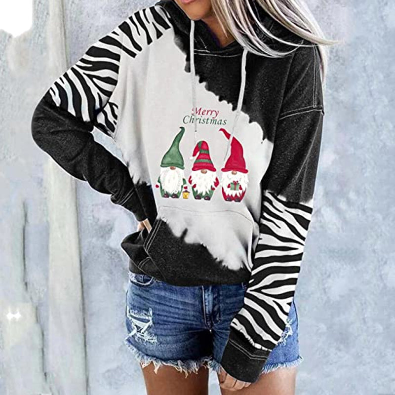 Sudadera con estampado navideño