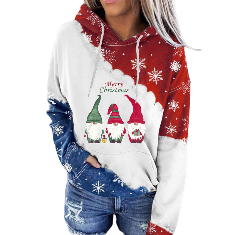 Sudadera con estampado navideño