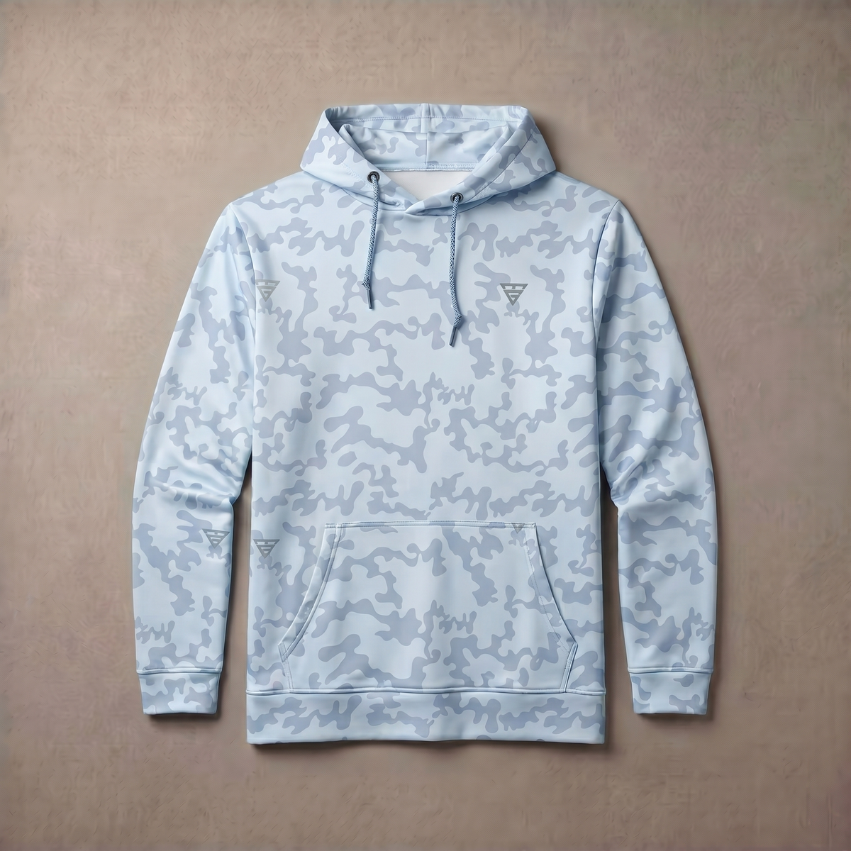 Sudadera de Polar con Capucha y Estampado para Hombre | Ligera y Transpirable | Estilo Deportivo Casual