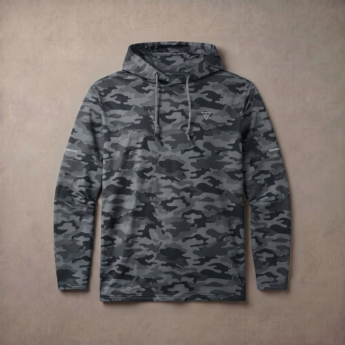 Sudadera de Polar con Capucha y Estampado para Hombre | Ligera y Transpirable | Estilo Deportivo Casual