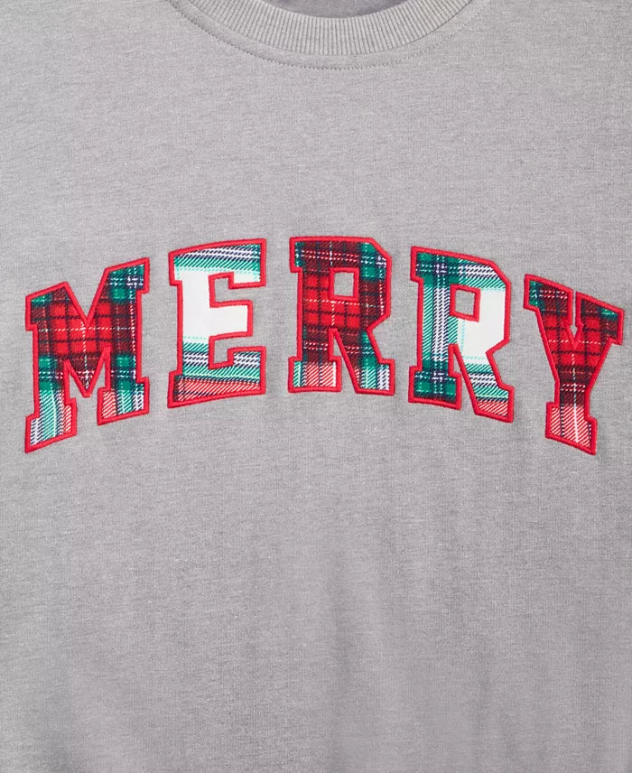 Sudadera larga Merry a cuadros elástica y suave que cubre las caderas