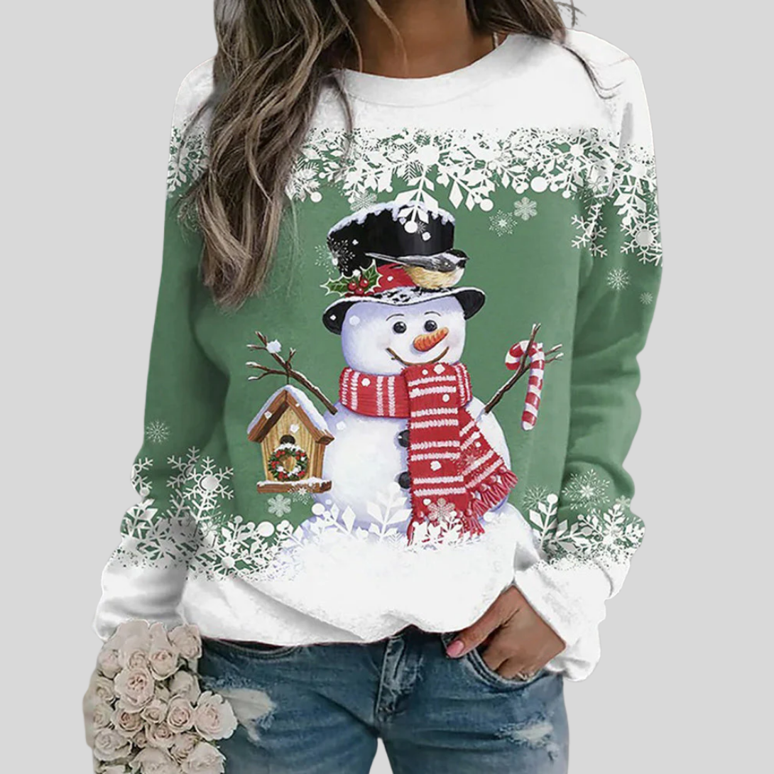Sudadera navideña para mujer