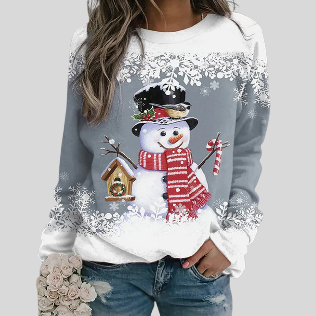 Sudadera navideña para mujer