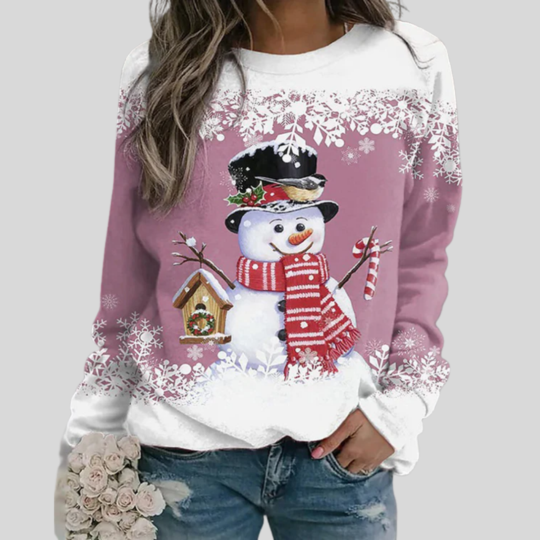 Sudadera navideña para mujer