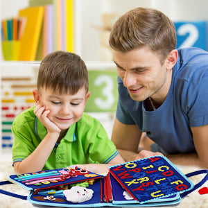 Tablero de Actividades Montessori (Busy Board) - Versión Mejorada