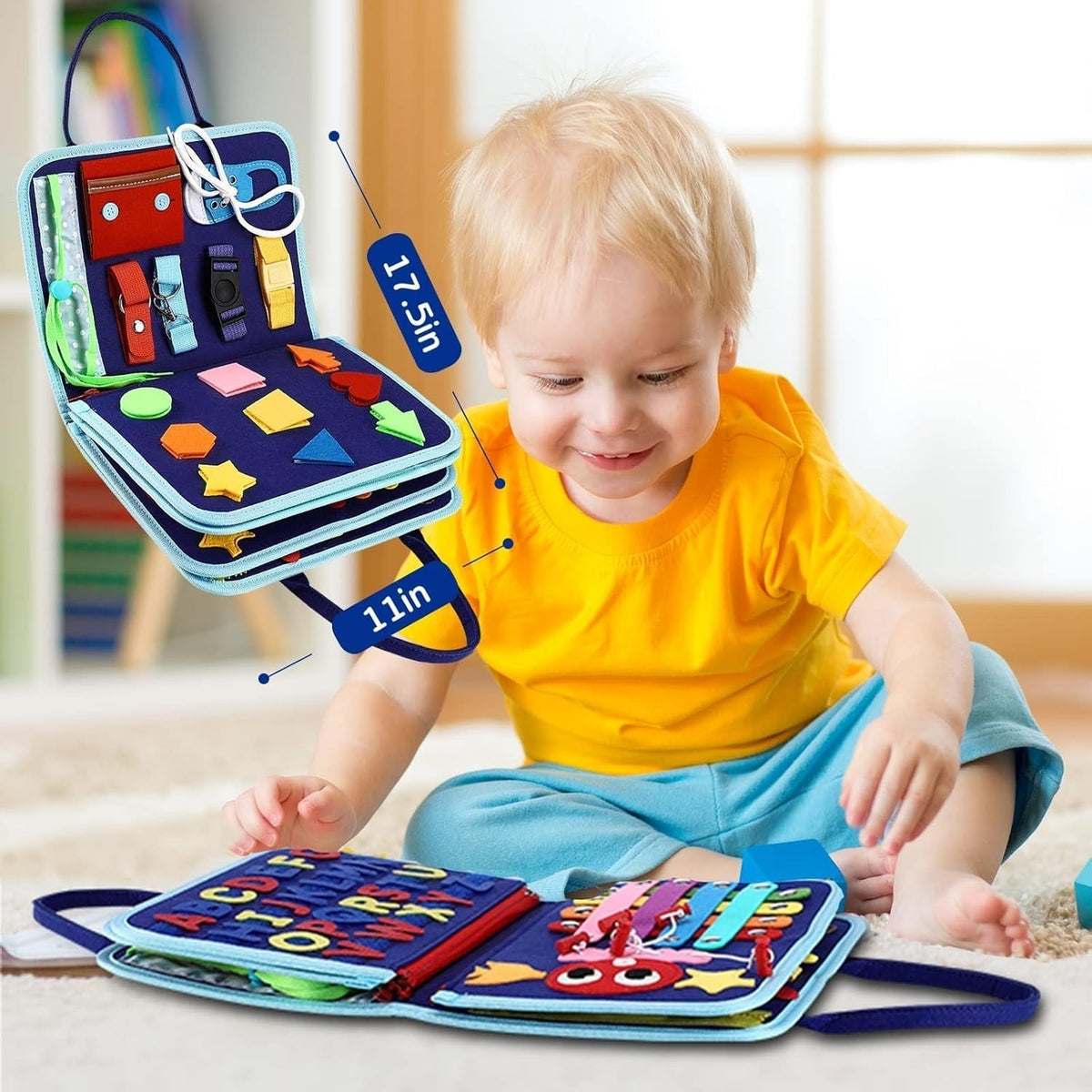 Tablero de Actividades Montessori (Busy Board) - Versión Mejorada