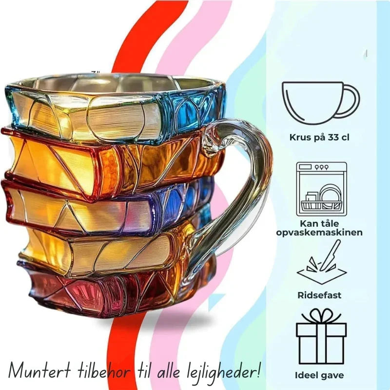 Taza de Libros - Taza 3D para Momentos Únicos de Café
