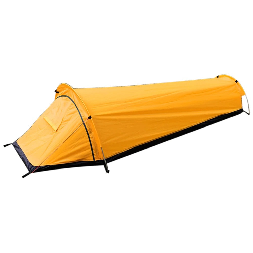 Tienda de campaña compacta e impermeable - Tienda de aventura ultraligera para 1 persona