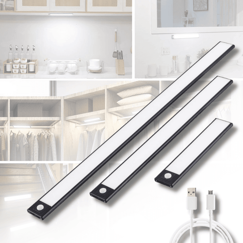 Tiras LED recargables con sensor