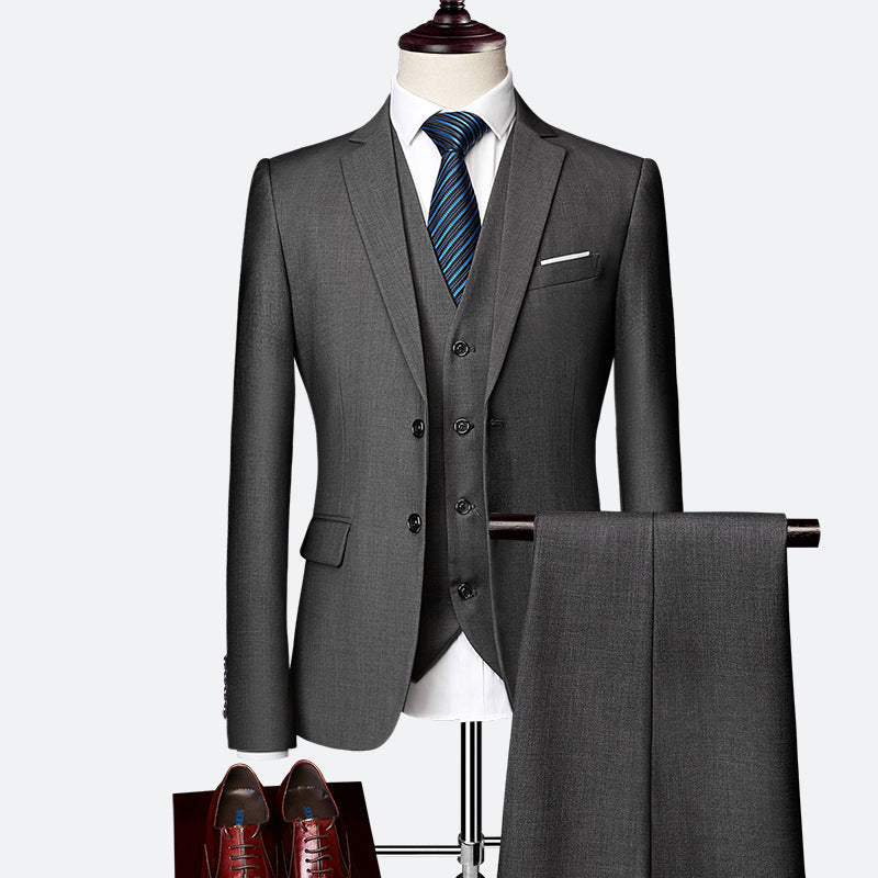 Traje de 3 piezas para hombre con chaleco y pantalones