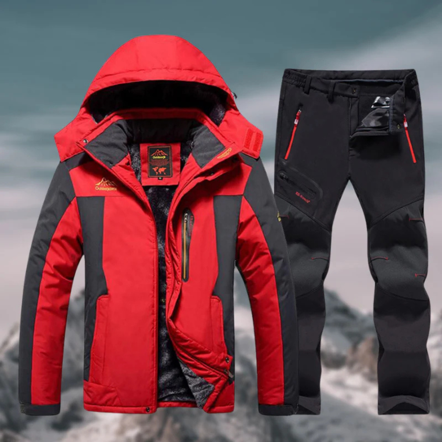 Traje de esquí resistente a la intemperie para hombre
