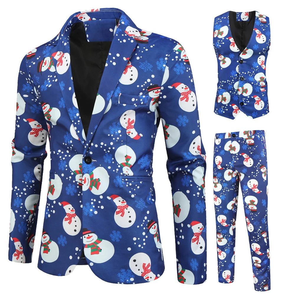 Traje Frosty de 3 piezas para las fiestas