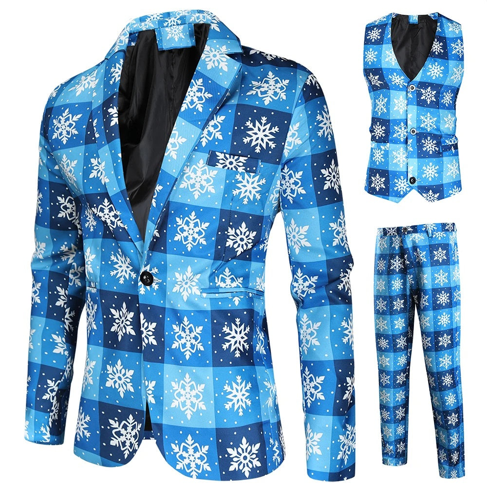Traje Frosty de 3 piezas para las fiestas