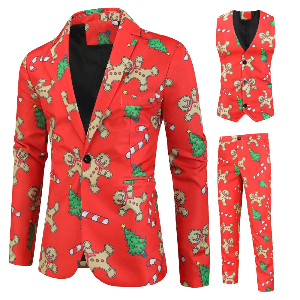 Traje Frosty de 3 piezas para las fiestas