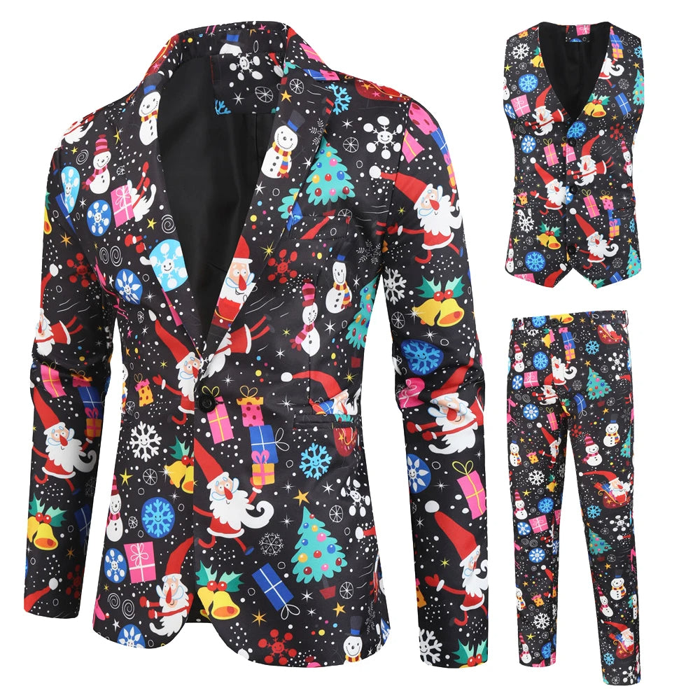 Traje Frosty de 3 piezas para las fiestas