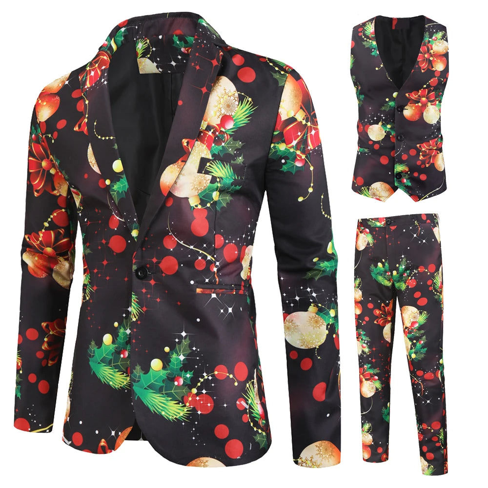 Traje Frosty de 3 piezas para las fiestas