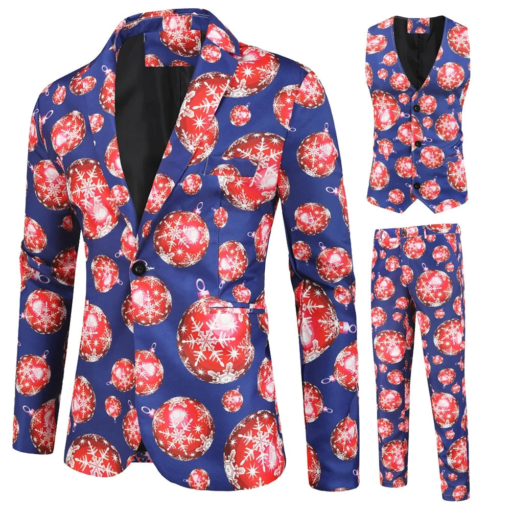 Traje Frosty de 3 piezas para las fiestas