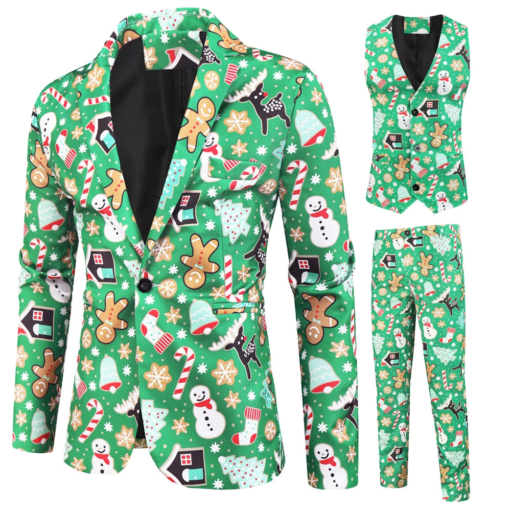 Traje Frosty de 3 piezas para las fiestas
